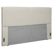 Cabeceira Estofada Napole 152cm para Cama Box Casal Bouclê