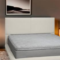 Cabeceira Estofada Napole 207cm Cama Box King Size Bouclê
