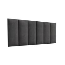Cabeceira Estofada Painel de Parede Cama Box Casal Quarto Tecido Linho Suede Módulada Almofadada Encosto Travesseiro Júlia 1.40m e 1.60m