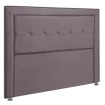 Cabeceira Estofada Para Cama Box Casal 140cm Ravena Veludo Rosê Envelhecido Cabeceira Estofada Para Cama Box Casal 140cm Ravena Veludo Rosê Envelhecido