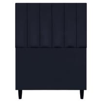 Cabeceira Estofada Para Cama Box De Solteiro Elen Suede 90 cm