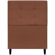 Cabeceira Estofada Para Cama Box De Solteiro Ivy Suede 90 cm