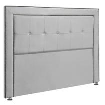 Cabeceira Estofada para Cama Box King 195cm Ravena Veludo