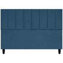 Cabeceira Estofada Para Cama Box Queen Elen Suede 160 cm