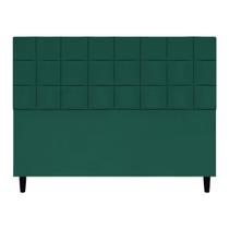 Cabeceira Estofada Para Cama Box Queen Florem Suede 160 cm