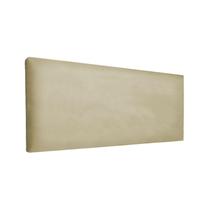 Cabeceira Estofada Para Cama Luxo Lisa Clean Linho RBL