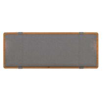 Cabeceira Estofada Para Cama Queen Dallas Linho Cinza - M. Arapongas