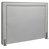 Cabeceira Estofada para Quarto de Casal 138cm Dama Linho Boucle Cinza SOFA STORE Cabeceira Estofada para Quarto de Casal 138cm Dama Linho Boucle Cinza SOFA STORE