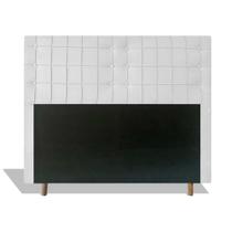Cabeceira Estofada Paris 160 cm Para Cama Box Quarto Queen Size MV Estofados Sintético Branco Cabeceira Estofada Paris 160 cm Para Cama Box Quarto Queen Size MV Estofados Sintético Branco