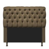 Cabeceira Estofada Paris Cama Box Casal 140 Cm Com Capitonê Quarto Suede Sisal - JS