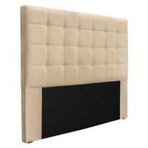 Cabeceira Estofada Polônia 195cm King Size Linho - Amarena Móveis