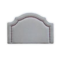 Cabeceira Estofada Provençal Com Tachas Soft Cinza