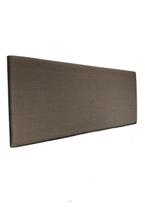 Cabeceira Estofada Queen 1 Bloco Não é Segredo Linho Marrom Claro 160x60
