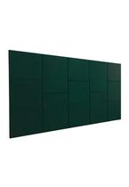 Cabeceira Estofada Queen 13 Blocos Não é Segredo Veludo Verde 160x60 Cabeceira Estofada Queen 13 Blocos Não é Segredo Veludo Verde 160x60