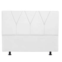 Cabeceira Estofada Queen 160CM Jade Suede Branco - D A DECOR Cabeceira Estofada Queen 160CM Jade Suede Branco - D A DECOR