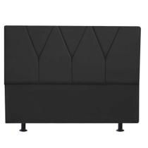 Cabeceira Estofada Queen 160CM Jade Suede Preto - D A DECOR Cabeceira Estofada Queen 160CM Jade Suede Preto - D A DECOR