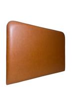 Cabeceira Estofada Queen Orgânica Não é Segredo Esmeralda Marrom 160x60