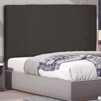 Cabeceira Estofada Ravenna Queen Size no Box MDF Suede Café Abmaza Cabeceira Estofada Ravenna Queen Size no Box MDF Suede Café Abmaza