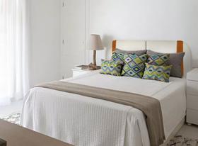 Cabeceira Estofada Retangular Borda Curva 150 Cm X 60 Cm