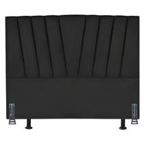 Cabeceira Estofada Solteirão 100 cm Ludmilla em Suede e Frame