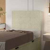 Cabeceira Estofada Solteiro 90 cm Terra Veludo - SkyBox