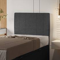 Cabeceira Estofada Solteiro 90 cm Venus Linho - SkyBox