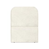 Cabeceira Estofada Solteiro Alana 90cm Boucle Bege Com Frame Cabeceira Estofada Solteiro Alana 90cm Boucle Bege Com Frame