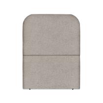 Cabeceira Estofada Solteiro Alana 90cm Boucle Bege Escuro Com Frame Cabeceira Estofada Solteiro Alana 90cm Boucle Bege Escuro Com Frame