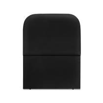 Cabeceira Estofada Solteiro Alana 90cm material sintético Preto Cabeceira Estofada Solteiro Alana 90cm material sintético Preto