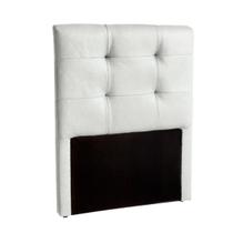 Cabeceira Estofada Solteiro Alice Nature Material Sintético Branco 88x136 Cabeceira Estofada Solteiro Alice Nature Material Sintético Branco 88x136