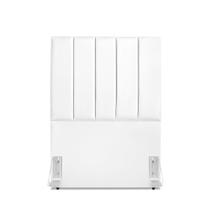 Cabeceira Estofada Solteiro Carla 90 cm material sintético Branco Cabeceira Estofada Solteiro Carla 90 cm material sintético Branco