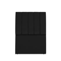 Cabeceira Estofada Solteiro Carla 90 cm Suede Preto Cabeceira Estofada Solteiro Carla 90 cm Suede Preto
