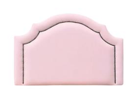Cabeceira Estofada Tachas Rosa Solteiro material sintético Rosa Glamour