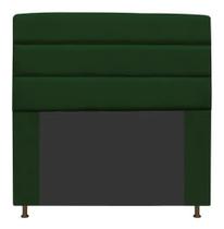 Cabeceira Estofada Turim 100CM Solteiro Suede Verde - D A DECOR