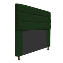 Cabeceira Estofada Turim 140 cm Casal Suede Verde - KDAcanto Móveis