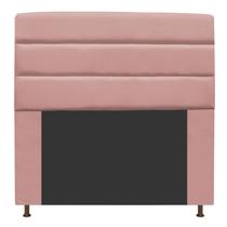 Cabeceira Estofada Turim 160 cm para Cama Queen Size Suede Rosê - Damaffê Móveis