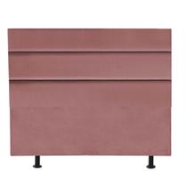 Cabeceira Estofada Turim 160 cm Queen Size Quarto para Cama Box Suede Rose Gold - KDAcanto Móveis