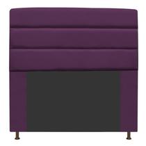 Cabeceira Estofada Turim 160 cm Queen Size Suede Roxo - ADJ Decor