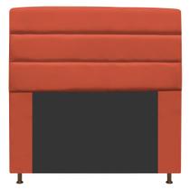 Cabeceira Estofada Turim 160 cm Queen Size Suede Terracota - Doce Sonho Móveis