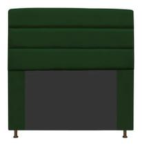 Cabeceira Estofada Turim 160CM Queen Suede Verde - D A DECOR