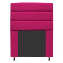 Cabeceira Estofada Turim 90 cm Solteiro Suede Pink - Damaffê Móveis