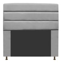 Cabeceira Estofada Turim 90CM Solteiro material sintético Cinza - D A DECOR Cabeceira Estofada Turim 90CM Solteiro material sintético Cinza - D A DECOR
