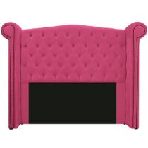 Cabeceira Estofada Veneza 140 cm Casal Corano Pink - Amarena Móveis