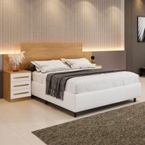 Cabeceira Extensível com 2 Mesas de Cabeceira Império Benetil