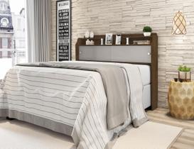 Cabeceira flex box casal 1,38 framar elisa malbec off white