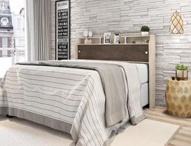 Cabeceira Flex Casal Elisa Amarula e Chocolate Framar Cabeceira Flex Casal Elisa Amarula e Chocolate Framar