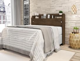 Cabeceira Flex Casal Elisa Malbec e Off White Framar