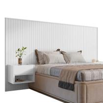 Cabeceira Florença Casal e Queen com 2 Mesas de Cabeceira Cabeceira Florença Casal e Queen com 2 Mesas de Cabeceira