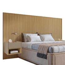 Cabeceira Florença King com 2 Mesas de Cabeceira