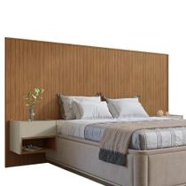 Cabeceira Florença para Cama de Casal e Queen com 2 Mesas de Apoio - Casa D Cabeceira Florença para Cama de Casal e Queen com 2 Mesas de Apoio - Casa D